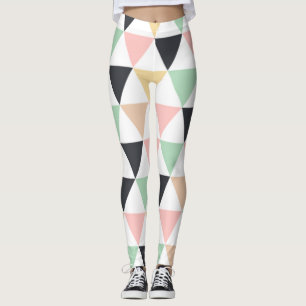 Leggings Patrón geométrico colorido