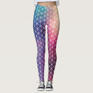 Leggings Patrón geométrico colorido