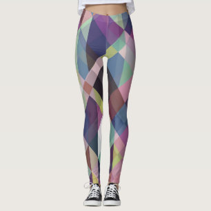 Leggings Patrón geométrico colorido