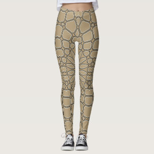 Leggings Patrón geométrico corto "Ratti_Creative_Arts"