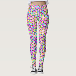 Leggings Patrón geométrico de estilos Art Nouveau