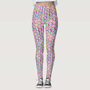 Leggings Patrón geométrico de estilos Art Nouveau