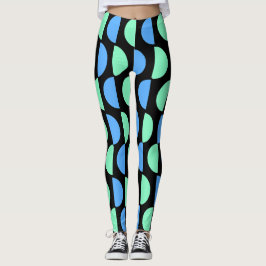 Leggings Patrón Geométrico De Mod Mediano Elegante