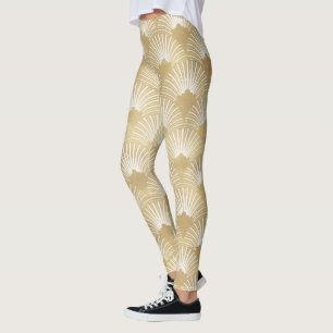 Leggings Patrón geométrico Gold Art-Deco