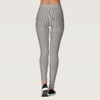 Leggings patrón geométrico gris