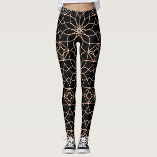 Leggings Patrón geométrico islámico Arte árabe