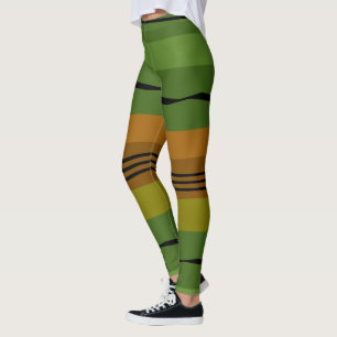Leggings patrón geométrico modernista abstracto