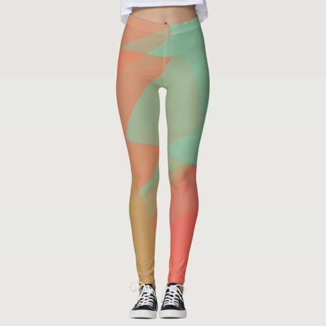 Leggings Patrón geométrico moderno de la Casa de la Moneda  (Anverso)