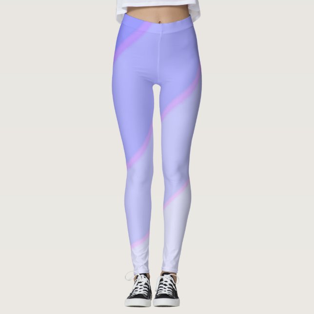 Leggings Patrón giratorio pastel oscuro Lilac (Anverso)