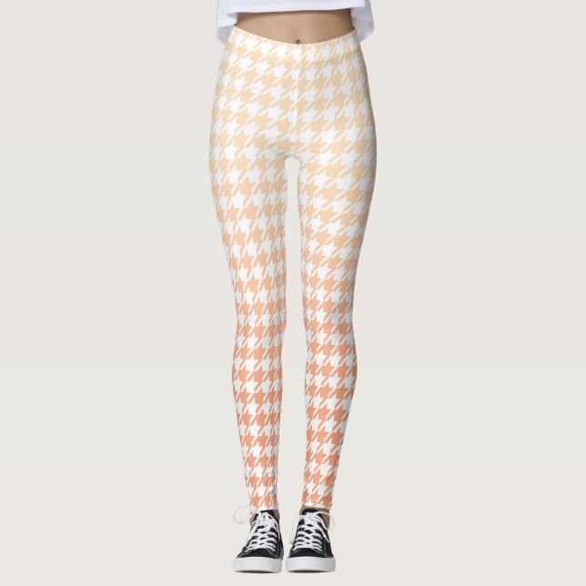 Leggings Patrón gradiente de tono de piel de gallo (Anverso)
