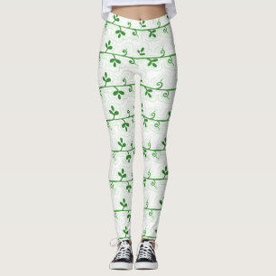 Leggings Patrón gráfico floral sin soldadura
