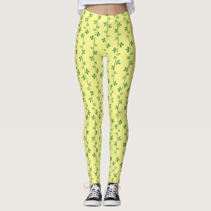 Leggings Patrón gráfico floral sin soldadura