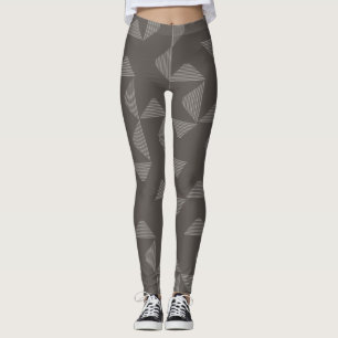 Leggings Patrón gráfico geométrico simple, moderno y de mod