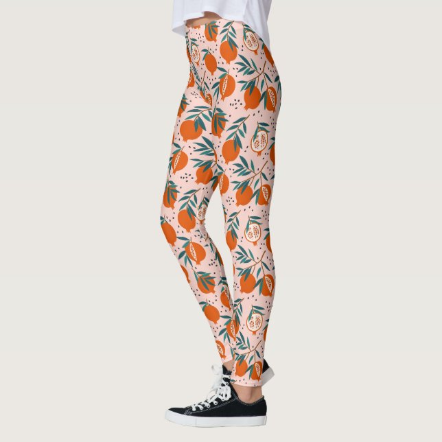 Leggings Patrón granado colorido (Izquierda)
