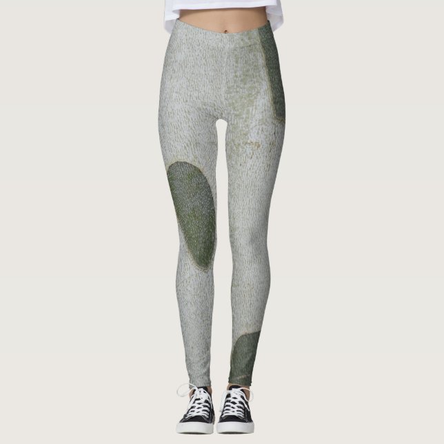 Leggings Patrón gris natural (Anverso)