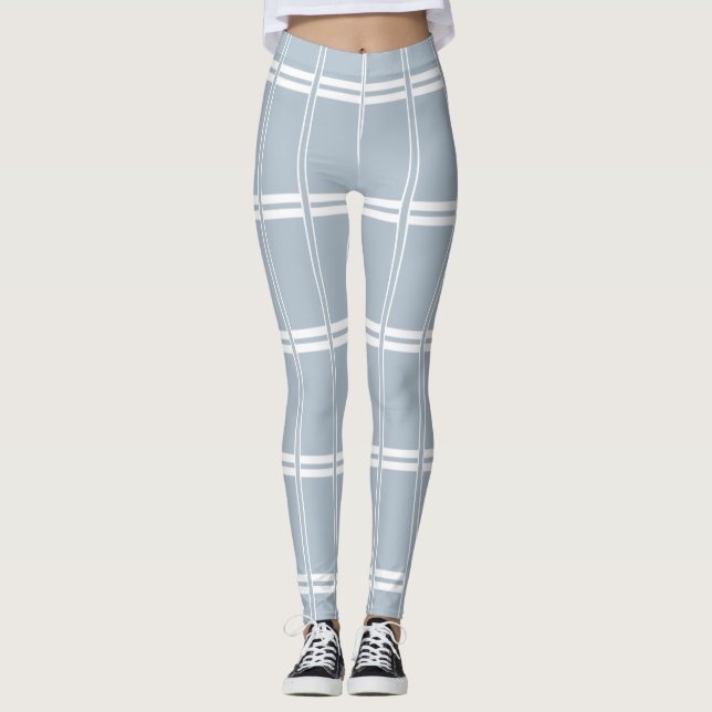 Leggings Patrón gris y blanco (Anverso)