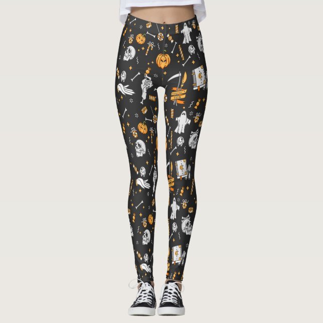 Leggings Patrón Halloween 2 (Anverso)