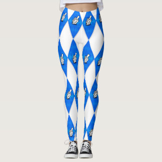 Leggings Patrón Hanukkah Dreidel Argyle