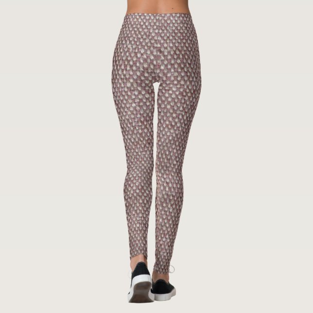 Leggings Patrón Herringbone de Brown (Reverso)