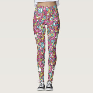 Leggings Patrón Hippie brillante