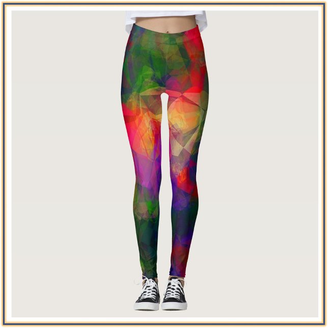 Leggings Patrón hippie psicodélico (Subido por el creador)