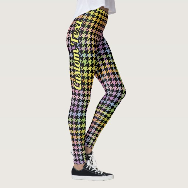 Leggings Patrón Houndstap de arco iris (Derecha)