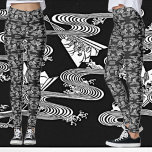 Leggings "Patrón japonés de fans" en blanco y negro<br><div class="desc">"Patrón japonés de fans" en blanco y negro ¡Puede personalizar el diseño o transferirlo a otro producto! ¡Cambia el tamaño,  agrega texto y más!</div>