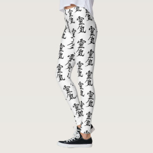 Leggings Patrón japonés kanji Reiki