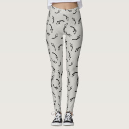 Leggings Patrón Koi inspirado en Japón