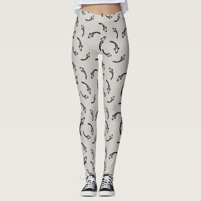 Leggings Patrón Koi inspirado en Japón (Anverso)