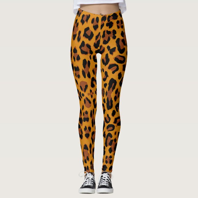 Leggings Patrón leopardo (Anverso)