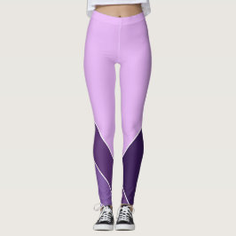Leggings Patrón Lilac Purple Elegant Vee Home