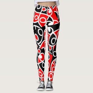 Leggings Patrón Maori Kowhaiwhai