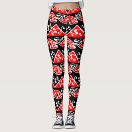 Leggings Patrón Maori Kowhaiwhai
