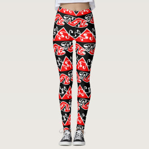 Leggings Patrón Maori Kowhaiwhai