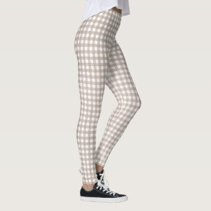 Leggings Patrón marcado por Gingham