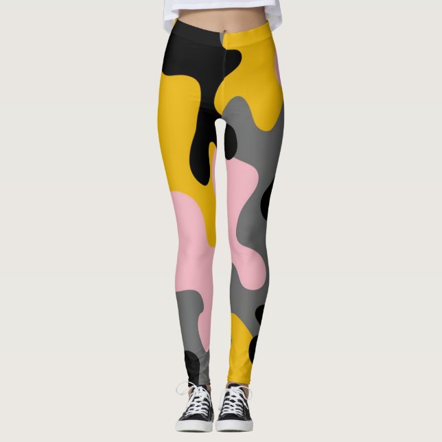Leggings patrón militar de camuflaje (Anverso)