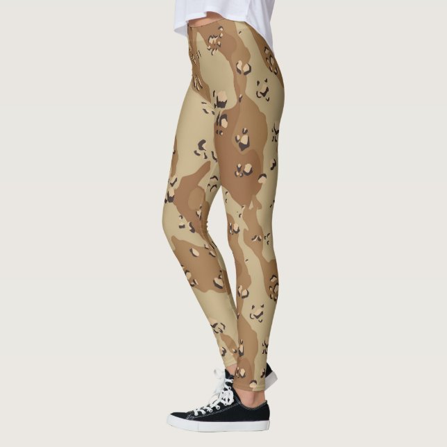 Leggings Patrón militar de camuflaje del desierto (Izquierda)