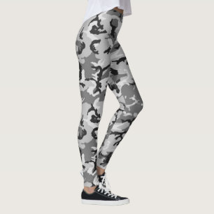 Leggings Patrón militar de camuflaje urbano de Woodland