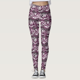 Leggings Patrón morado