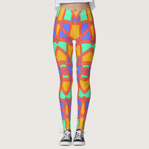 Leggings Patrón multicolor sin fisuras "Ratti_Creative_Arts