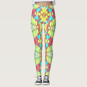 Leggings Patrón multicolor sin fisuras "Ratti_Creative_Arts