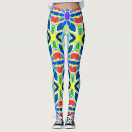 Leggings Patrón multicolor sin fisuras "Ratti_Creative_Arts