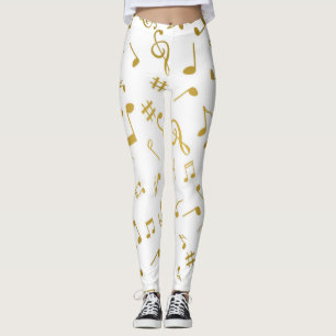 Leggings Patrón musical