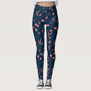 Leggings Patrón musical