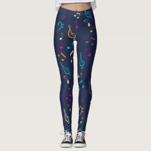 Leggings Patrón musical