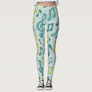 Leggings Patrón musical