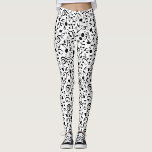 Leggings Patrón musical
