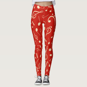 Leggings Patrón musical
