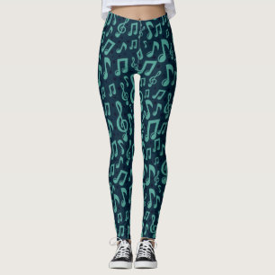 Leggings Patrón musical